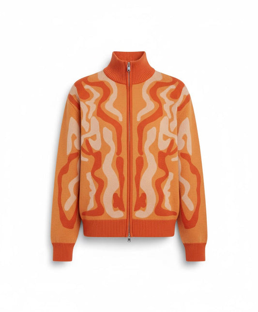 THE ICONOLAST JASQUARD ZIP UP